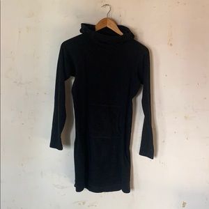 Melanzana Colorado Black Hoodie Dress size S